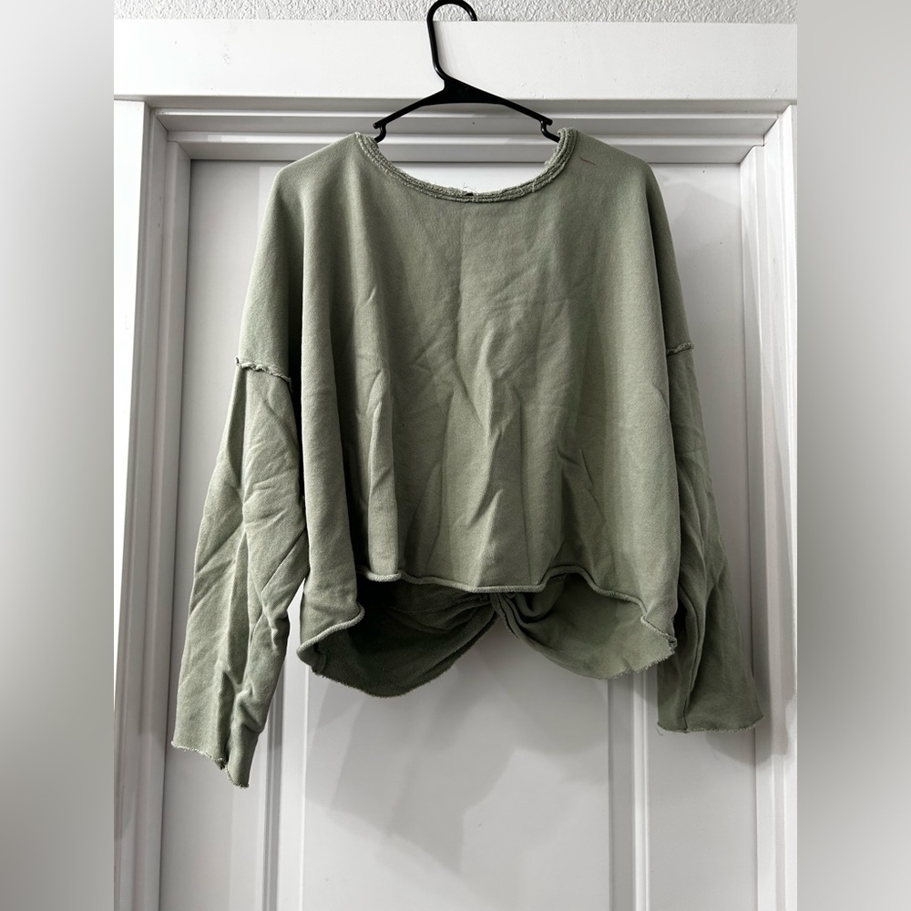 Sage green Arie sweater. Size M.